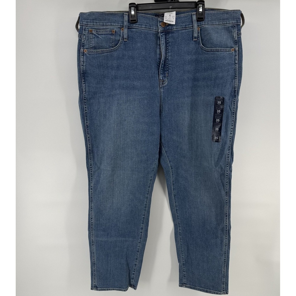 J Crew Jeans Womens High Rise Classic Vintage Size 35 (42x28) NWT